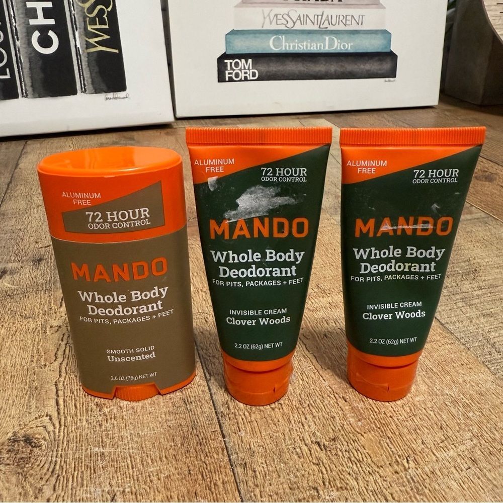 Mando Smooth Solid Deodorant & cream bundle